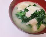 ほうれん草と卵ポットン味噌汁◡̈⃝︎作り方3写真