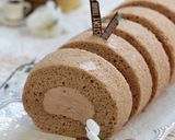 優甘*キャラメルココアのロールケーキ作り方37写真
