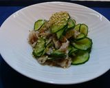 鯵の干物と胡瓜の胡麻酢和え♪作り方4写真