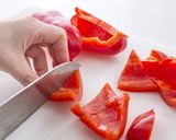 【パプリカ】と豚肉の味噌炒め作り方2写真