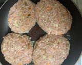 野菜たっぷりハンバーグ（もち麦入り）作り方9写真
