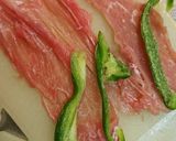 豚巻きとズッキーニのパスタ作り方1写真