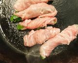 豚巻きとズッキーニのパスタ作り方3写真