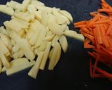 レンチン♪【生タラコとじゃが芋の甘辛煮】作り方1写真