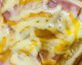 Wハムのはちみつ＆チーズトースト作り方4写真