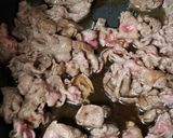 ☆お手軽♪甘辛・牛肉と卵皿☆作り方1写真
