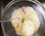 朝からポカポカ♡鶏だしのたぬきにゅうめん作り方2写真