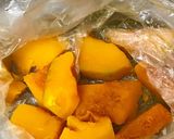 食べ過ぎ注意のかぼちゃの天かすサラダ♡作り方1写真