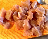春わらび 天ぷら 田舎蒟蒻の煮浸し作り方3写真