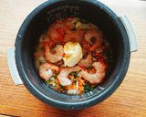 炊飯器で簡単❤️海老ピラフ♪作り方4写真