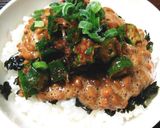 簡単!ねばねば納豆オクラ丼作り方6写真