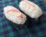 ハムチーズおにぎり作り方3写真