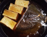 ヒラメ(カレイでも)と厚揚げの煮付け作り方3写真