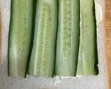 夜食のサンドイッチはきゅうりだけ作り方4写真