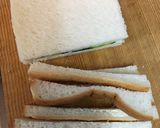 夜食のサンドイッチはきゅうりだけ作り方6写真