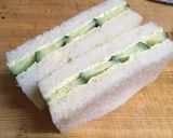 夜食のサンドイッチはきゅうりだけ作り方7写真