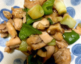 鶏肉とネギとピーマンの中華炒め作り方4写真