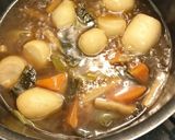 煮物お出汁DEお蕎麦作り方1写真