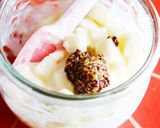 わさび菜の長芋ドレッシングで食べるサラダ作り方5写真