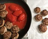 お花人参の煮込みハンバーグ作り方10写真