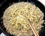 たらこの具沢山クリームパスタ作り方6写真