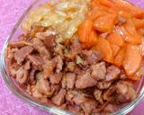 鴨肉のお腹いっぱい炒飯作り方1写真