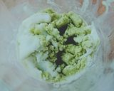 コーヒーゼリー入り抹茶フラペチーノ風作り方3写真