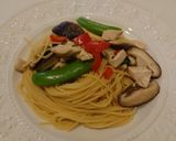 サラダチキンとアスパラのパスタ作り方10写真