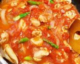 鶏とアスパラのトマトクリーム煮作り方9写真