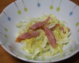 レンチンで！キャベツとソーセージ蒸し♪作り方6写真