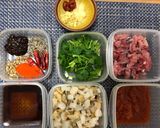 香菜海鮮麻婆豆腐作り方1写真