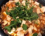 香菜海鮮麻婆豆腐作り方8写真