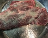 シンプルな塩胡椒ステーキ作り方5写真