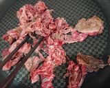 牛肉の卵とじアレンジ丼！作り方3写真