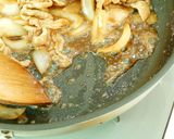 ～豚こま肉～照り焼きクリチ豚丼！作り方7写真