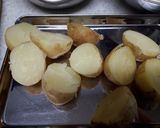 新じゃがと厚揚げの甘辛炒め~バター風味作り方4写真