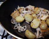新じゃがと厚揚げの甘辛炒め~バター風味作り方9写真