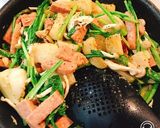 かぶとスパムのニンニク醤油マヨ炒め☆☆作り方10写真