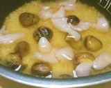 旨い(๑´ლ`)甘栗と鶏肉の炊き込みご飯作り方2写真