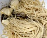 ミルキーで刺激的〜のりの佃煮のスパゲティ作り方3写真