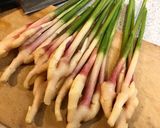 葉生姜の肉巻き（谷中生姜）作り方3写真
