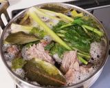 牛スネ肉の下茹で（シャトルシェフ）作り方4写真