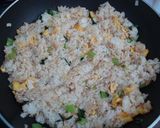 小松菜つなチャーハン♪作り方4写真
