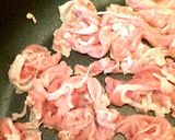 豚小間とキャベツの塩麹炒め♫作り方2写真