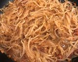 簡単♪もやし入り麻婆春雨/プルコギ春雨作り方1写真