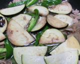 ナスとピーマンのひき肉あんかけ作り方3写真