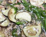 ナスとピーマンのひき肉あんかけ作り方4写真
