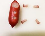 ストローで♡ウインナーの着ぐるみちゃん作り方7写真
