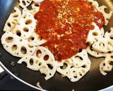麻婆レンコン&がんも作り方3写真