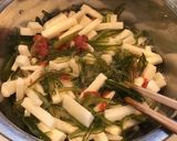 新物茎ワカメと短冊長芋の梅肉和え作り方4写真